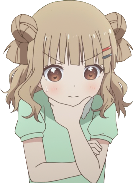 Thinking Anime Girl , - Anime Thinking Face Png (451x619)