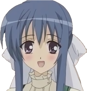 Emote Anime Blue - 20 Best Anime Emotes (375x375)