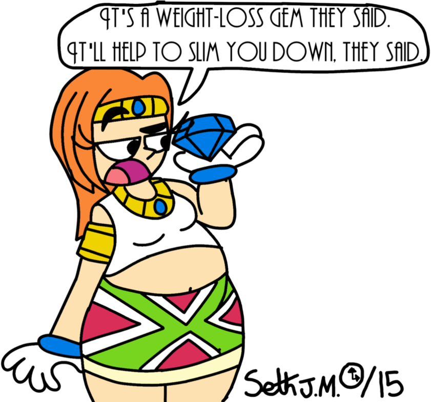 [request] It's Totally A Weight-loss Gem By Usafterhours - Cartoon (1019x784)