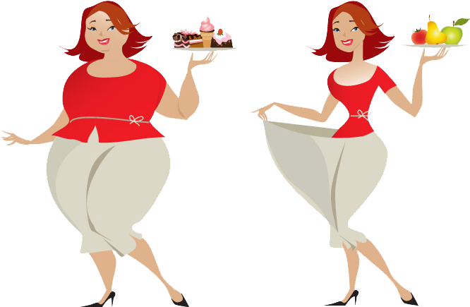 Weight Loss Diet Bariatric Surgery Health Pound - Losing Weight Clip Art (666x435)