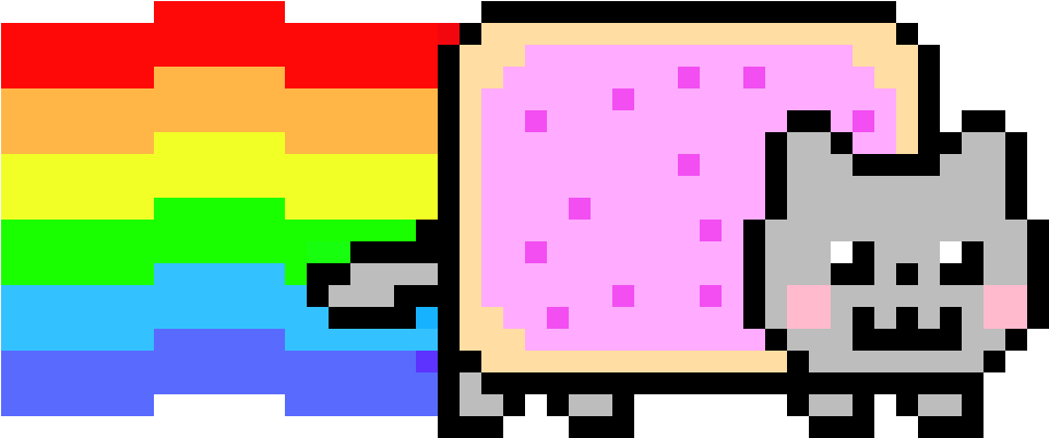 Contact Neon Cat - Nyan Cat Gif Png (980x440)