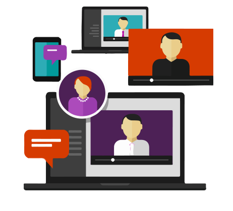 Maybe You Caught The Webinar Wave And You Paid Out - Video Conferencing Clipart (462x419)