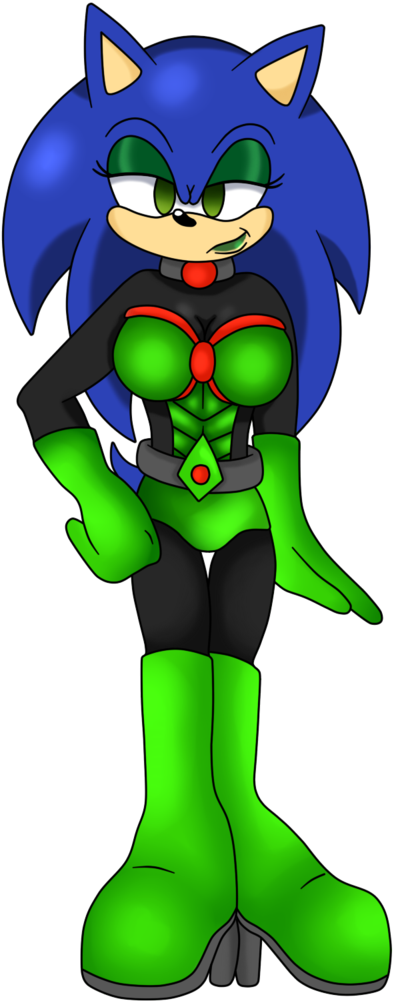 Neo Robia Slave Sonica By Blue Zoner - Cartoon (600x1067)