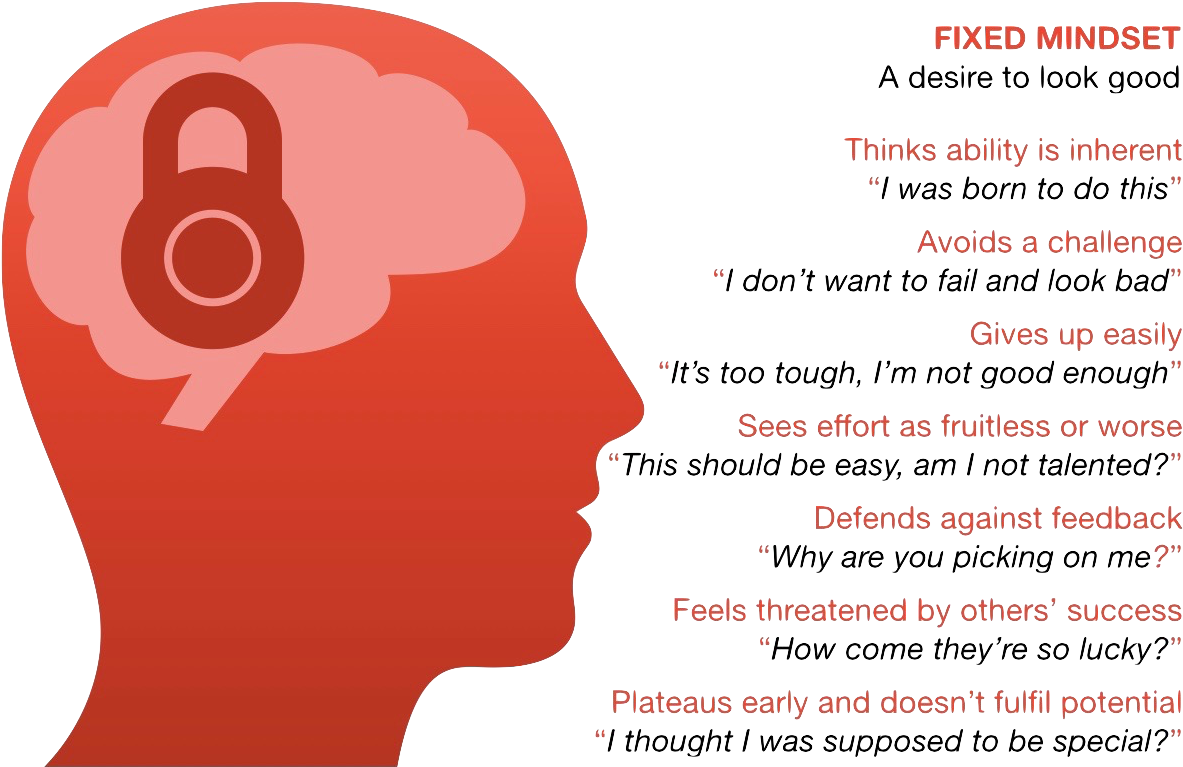 What Is A Fixed Mindset - Graphic Design (1193x779)