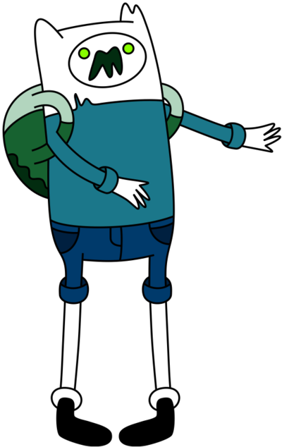 Zombie Finn From Ski Safari - Zombie Finn From Ski Safari (400x634)