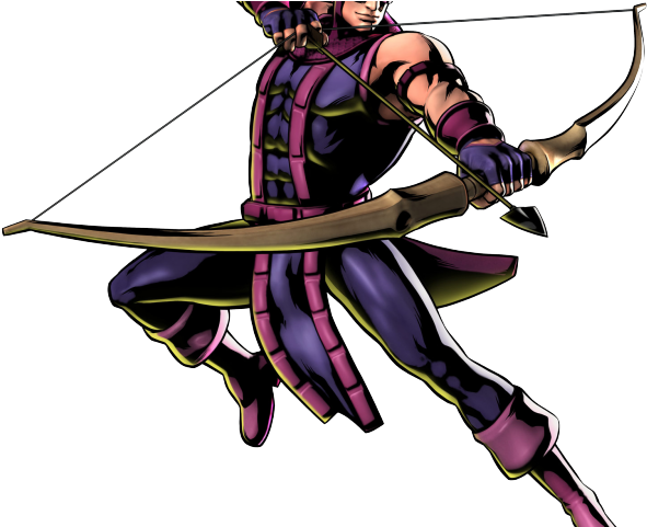 Hawkeye Clipart - Ultimate Marvel Vs Capcom 3 (640x480)