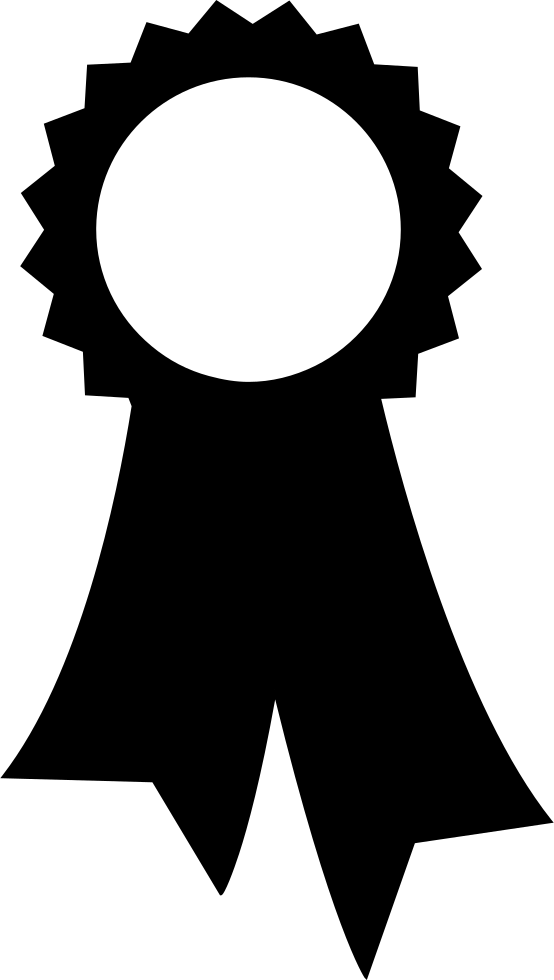 Round Pennant With Ribbon Comments - Blue Ribbon Vector Art (554x980)