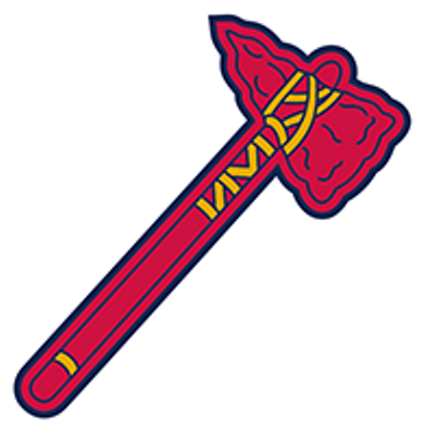 Atlanta Braves Emoji - Atlanta Braves Tomahawk Logo (400x400)
