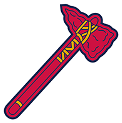 Atlanta Braves Emoji - Atlanta Braves Tomahawk Logo - (400x400) Png ...
