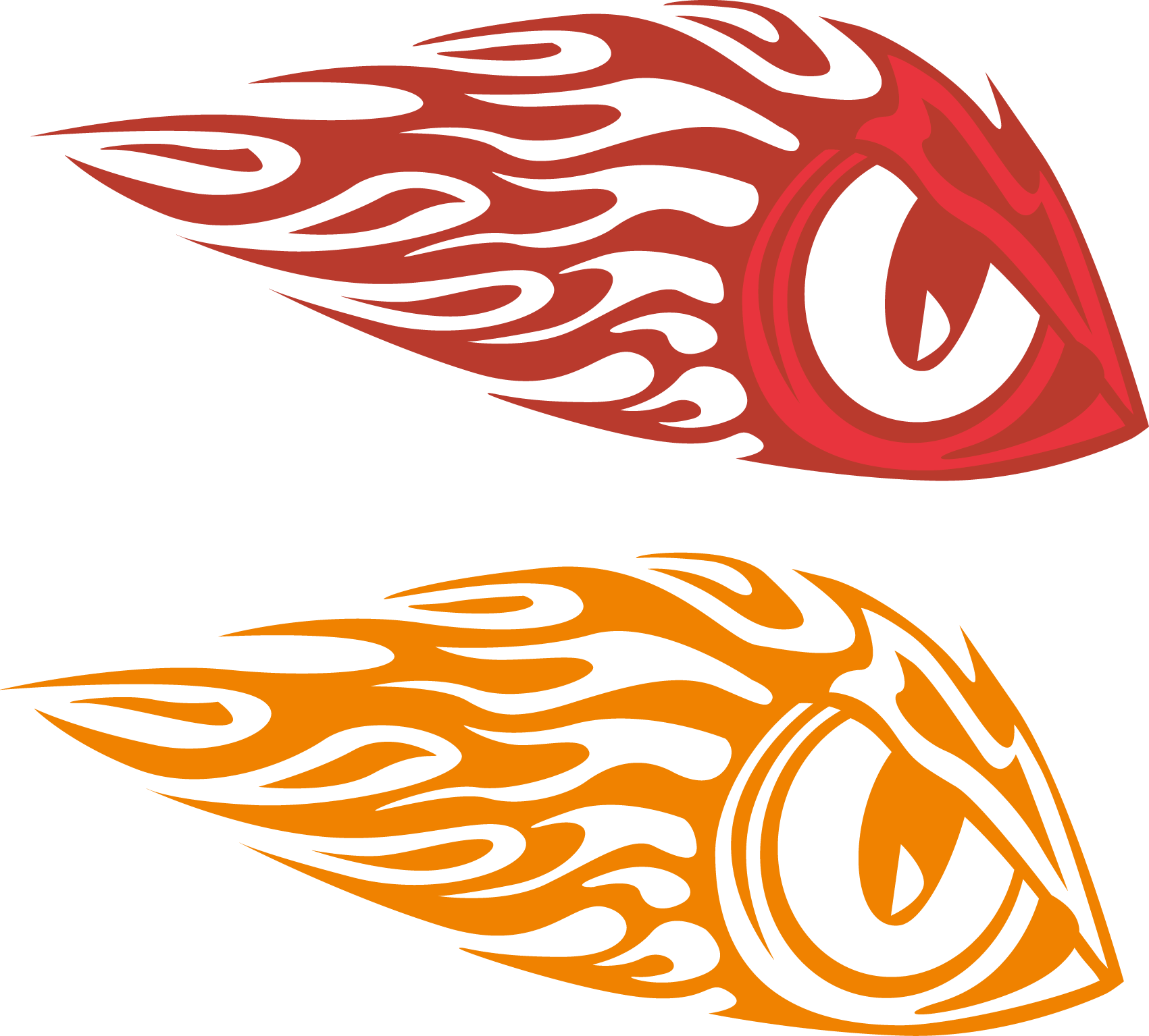 Decal Bumper Sticker Eye - Angry Eyes Clip Art (1701x1535)