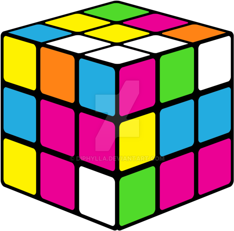 Rubiks Cube White Clip Art At Clker - Solve A Rubik's Cube (894x894)
