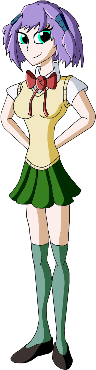 Haru The Human By Moheart7 - Cartoon (599x1333)