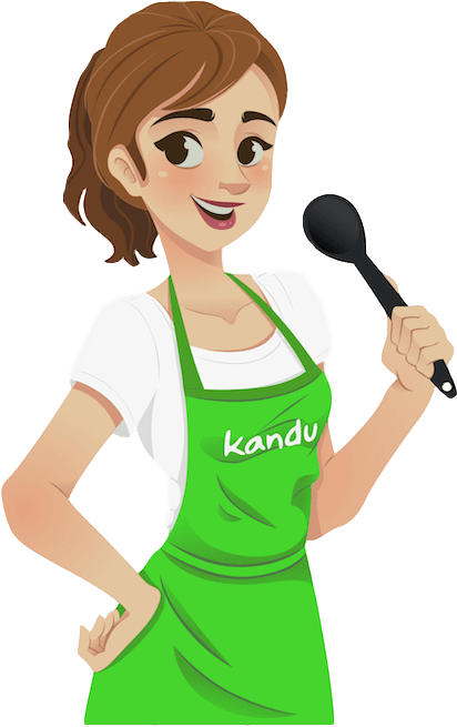 Cook Safely & Hygienically With Quality Kitchen Products - Lady Wearing Apron Cartoon (500x667)