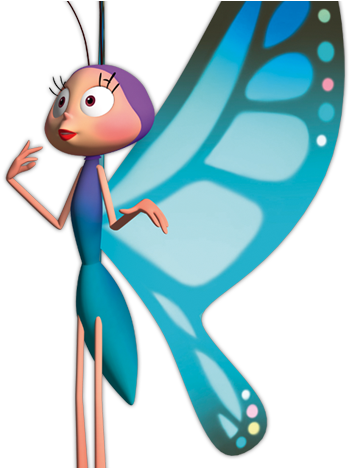 Beatrice The Butterfly - Character (400x467)