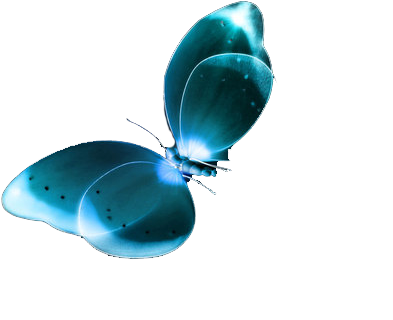 Png's - Butterfly-blue Round Ornament (450x338)