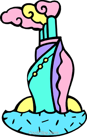 Ocean Liner Royalty Free Vector Clip Art Illustration - Clip Art (306x480)