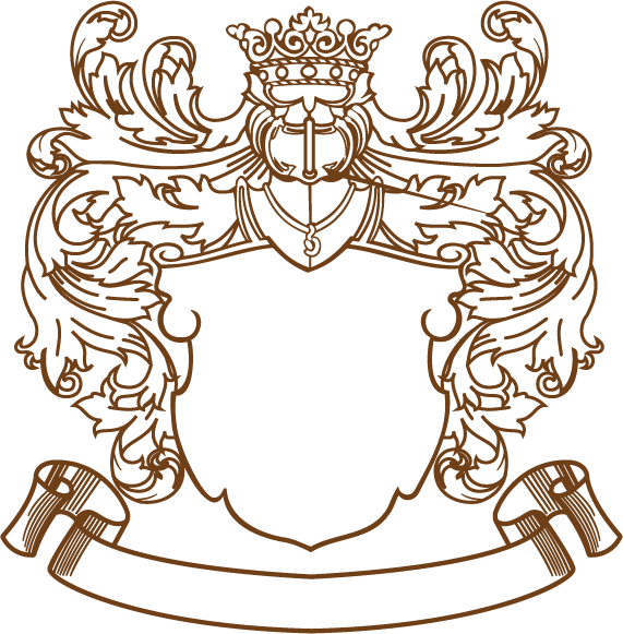 Coat Of Arms Crest Heraldry Clip Art - Heraldic Banner Vector Png (571x581)
