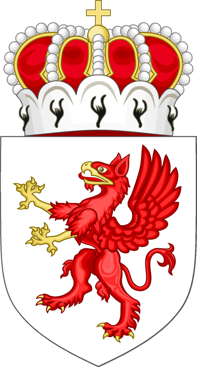 Lesser Coat Of Arms Of Pomerania By Ericvonschweetz - Coat Of Arms (655x1220)