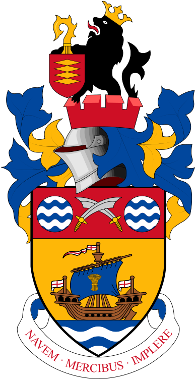 Coat Of Arms Of Runcorn - Runcorn Linnets F.c. (403x767)