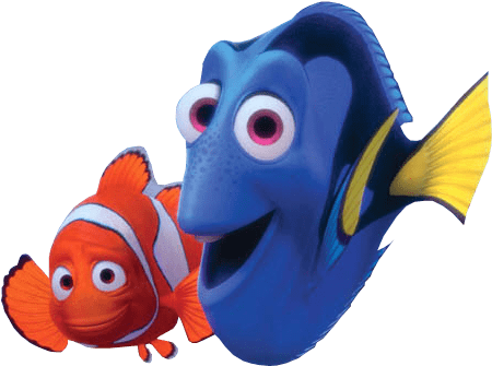 Nemo And Dory Png - Finding Nemo Clip Art (463x342)