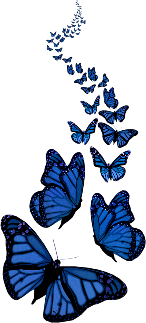 Butterflies Transparent Background By - Transparent Background Butterfly Transparent (370x700)