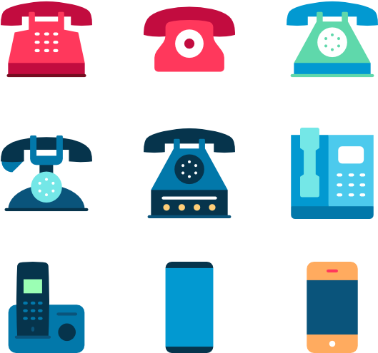 Phone Icon Set - Phones Icons (600x564)