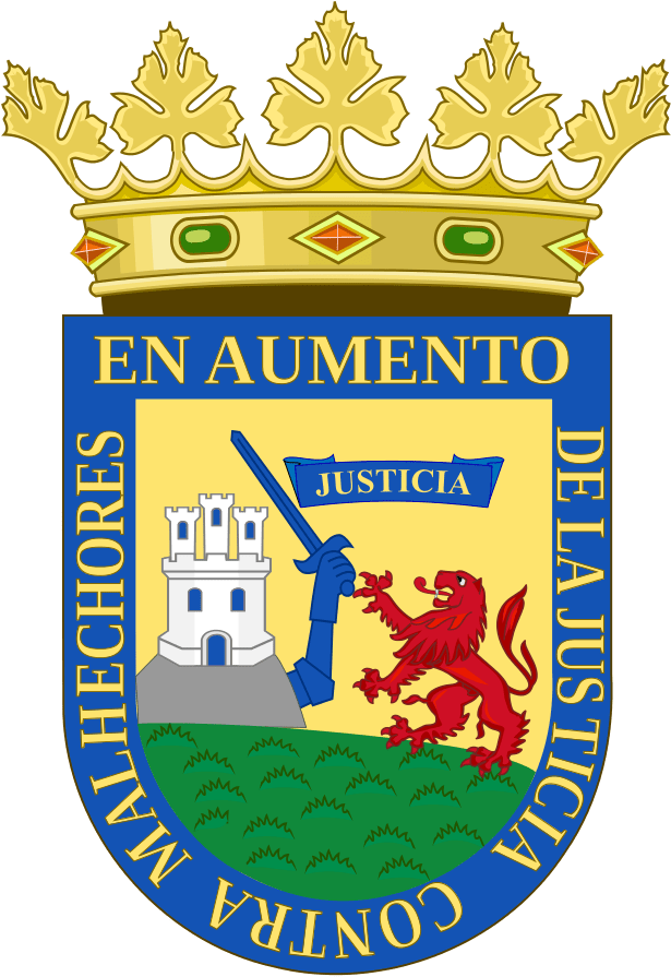 Or On A Base Vert, A Rock Proper Supporting A Castle - Flag: Guadalcázar, Córdoba, Spain (640x918)