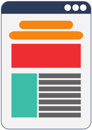 Single Web Layout Icon - Web Page (477x550)