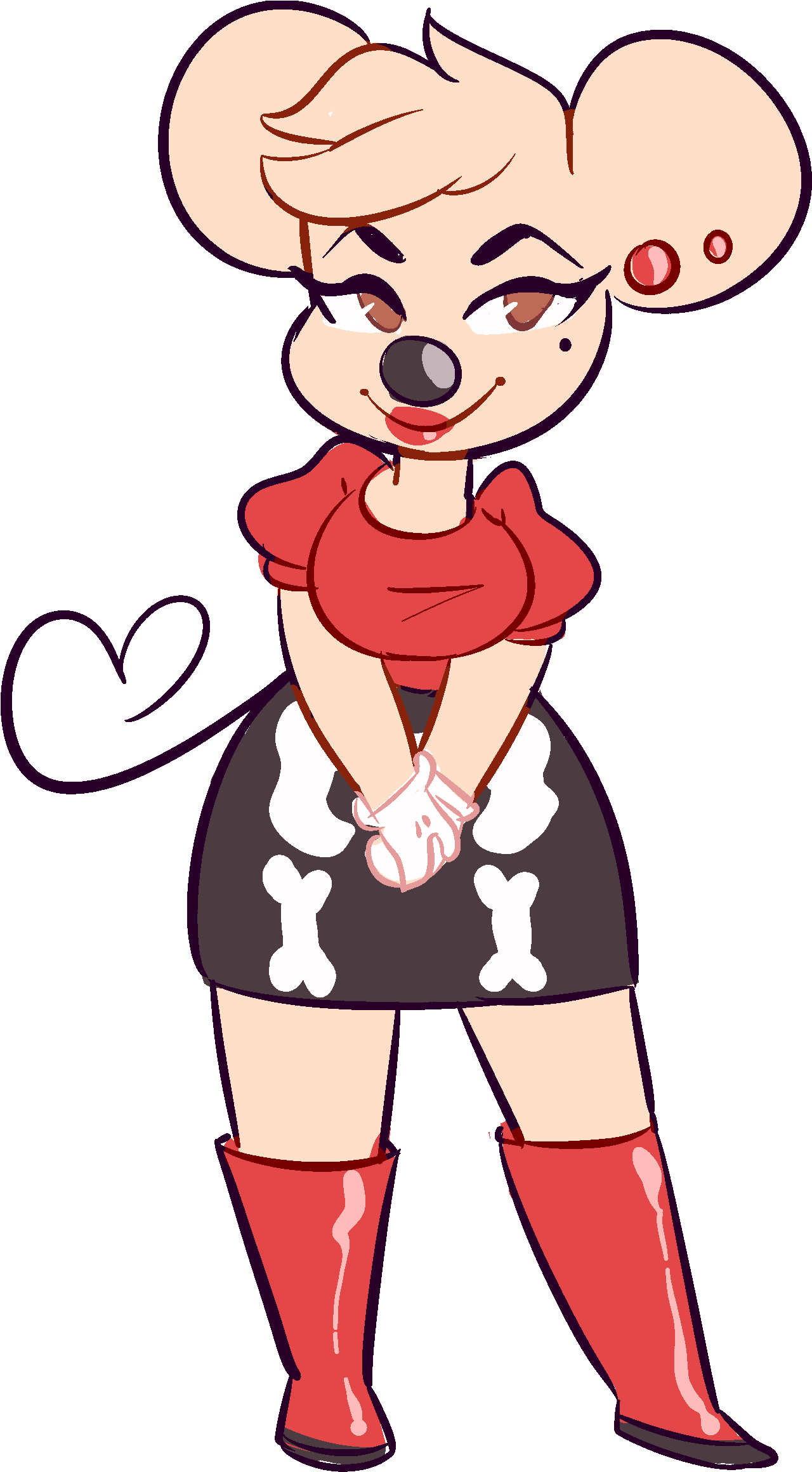 Either Way, She Spends Most Of Her Days In Her Salon - Cartoon (2326x2326)