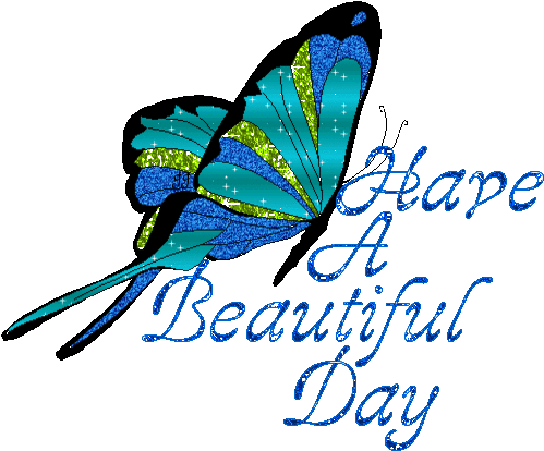 Butterfly Clipart - Have A Good Day Butterfly (512x432)