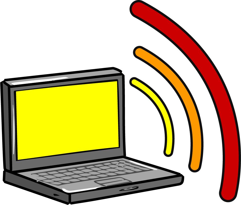 How To Fix A Broken Wireless Network - Laptop Broken Computer Cartoon (992x843)
