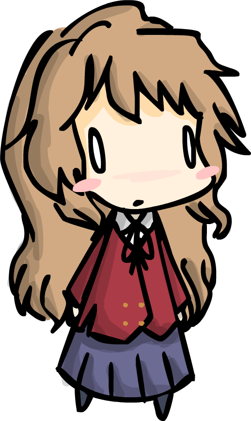 This Time In Sai Paint Tool Rather Than Flash - Taiga Aisaka (518x868)