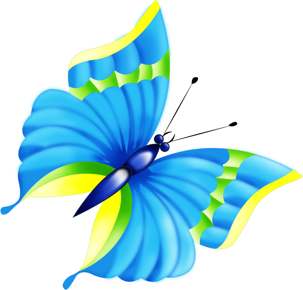 Borboletas & Joaninhas E Etc - Flutter Clipart (1024x980)