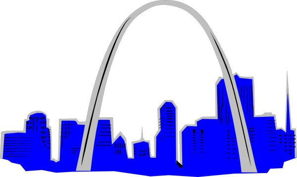 Gateway Arch Clipart - Clip Art (600x359)