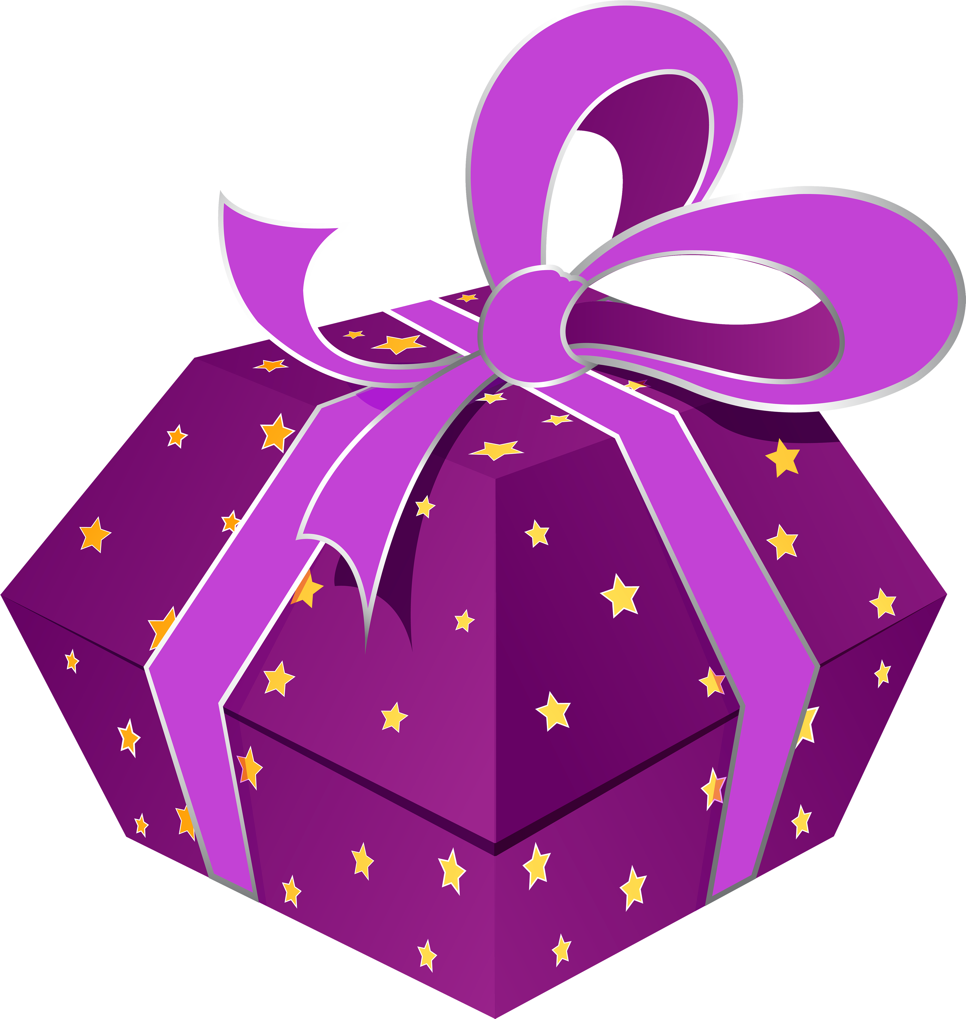Purple Gift Box, Purple, Gift Box Png Image And Clipart - Purple Present Clipart (3804x4000)