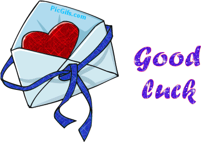 Good Luck Pictures Clip Art 1 Good - Kiss And Hugs Gif (500x350)
