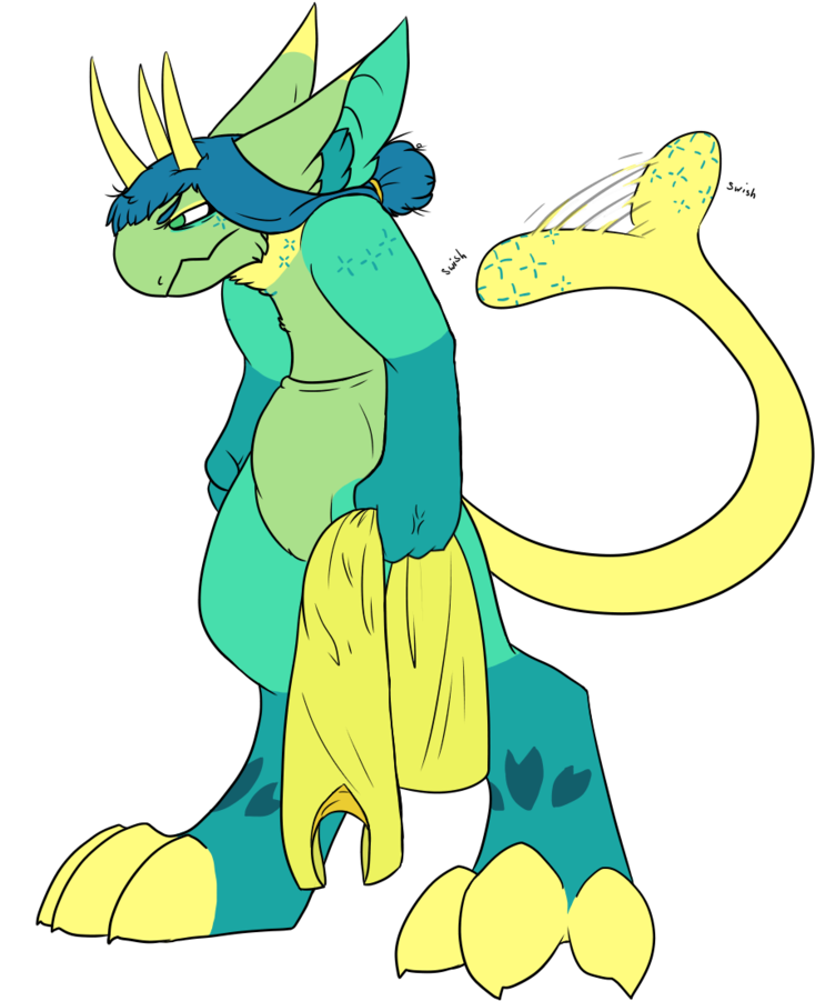 //distressed Tail Swishes// By Sketchydemon - Cartoon (816x979)