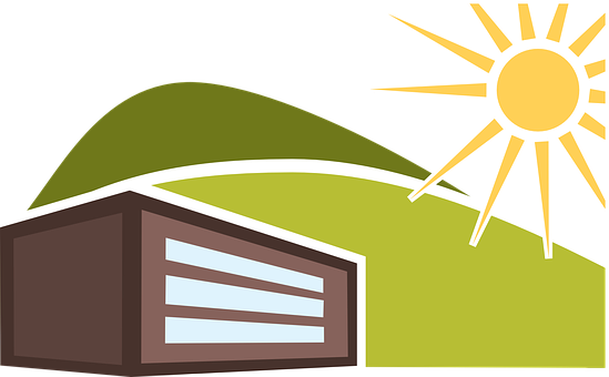 House, Cabin, Fun, Hills, Hillside, Home - Summerhouse Png (549x340)