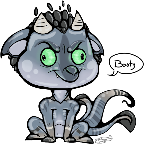 Here Come Dat Boi By Spasdragonstudios - Cartoon (1057x755)