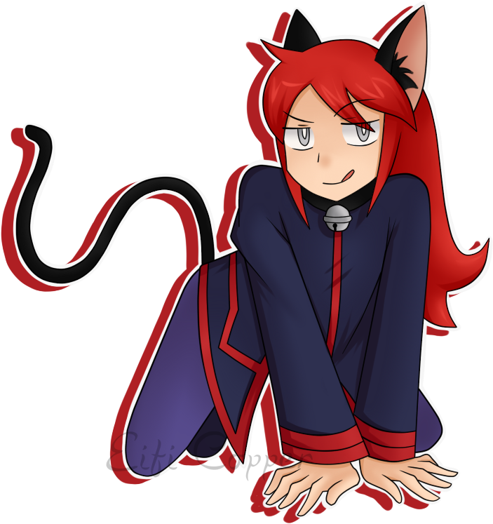 Come Here Kitty~~ By Eifihanaki - Cartoon (800x800)