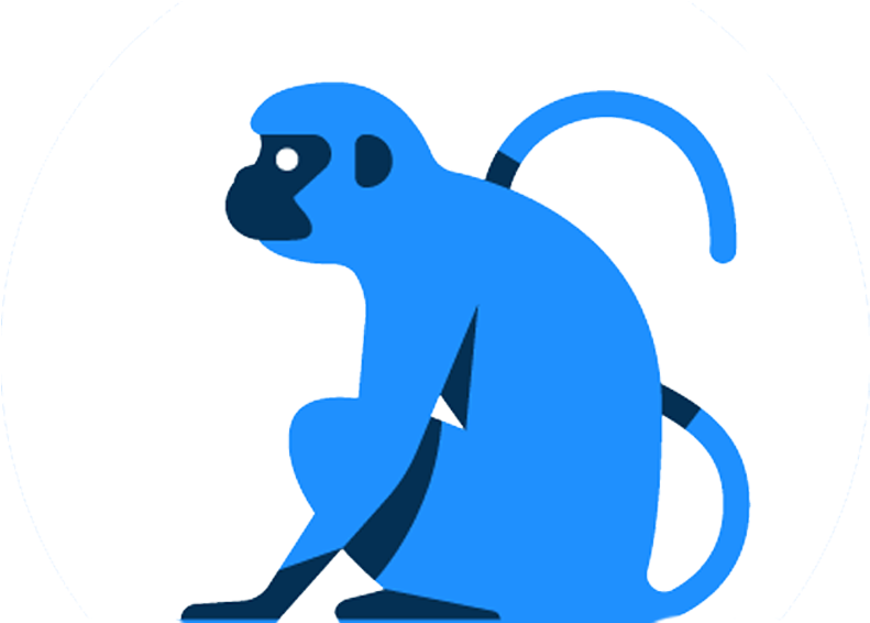 Digital Marketing Logo Monkey Illustration - Monkey Logo (800x600)