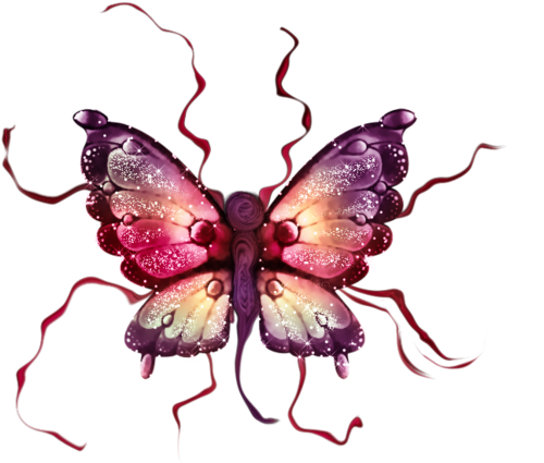 Clipart Butterflies - Papilio (600x523)