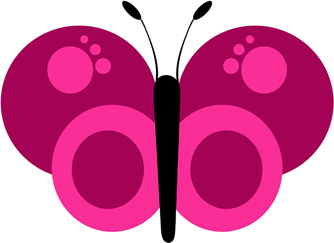 Cartoon Butterfly Clip Art - Pink Butterfly Tote Bag (709x527)