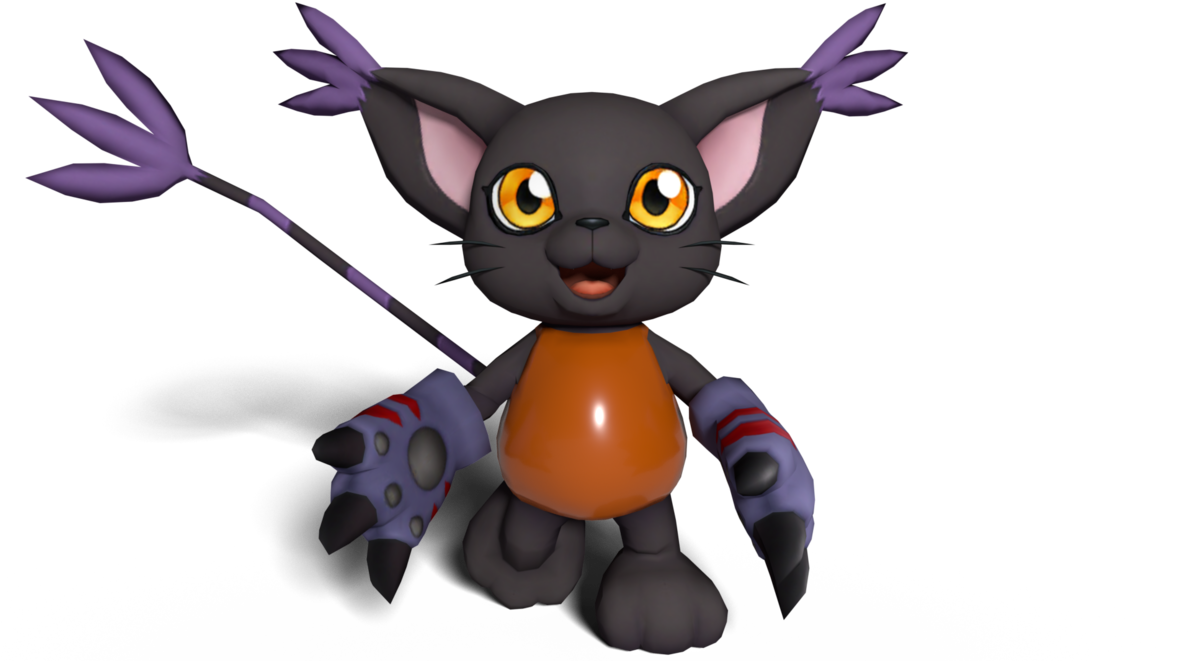 Blackgatomon's Swimsuit By Kuby64 - Gatomon (1191x670)