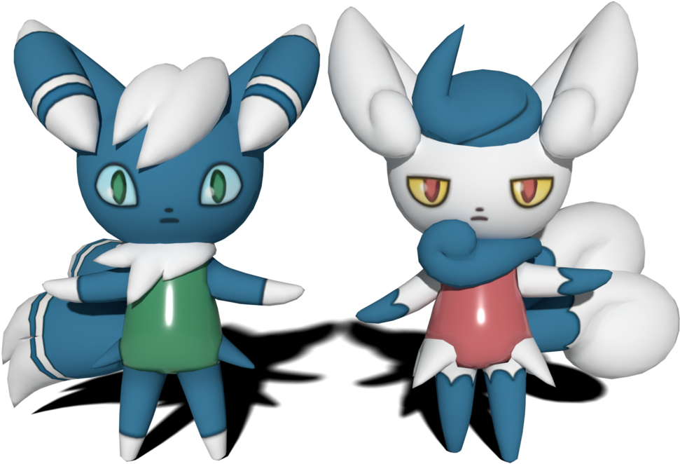 Meowstic's One-piece Swimsuit - Cartoon (1191x670)