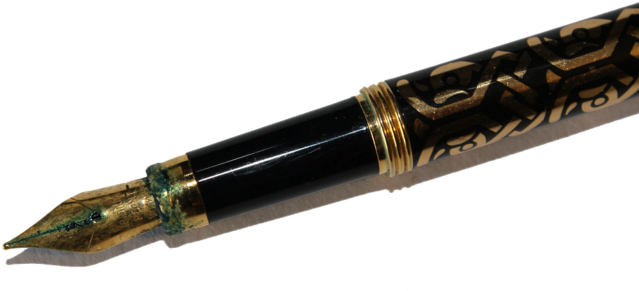 Fountain Pen Clipart 28, Buy Clip Art - Antigo Png Caneta (960x482)