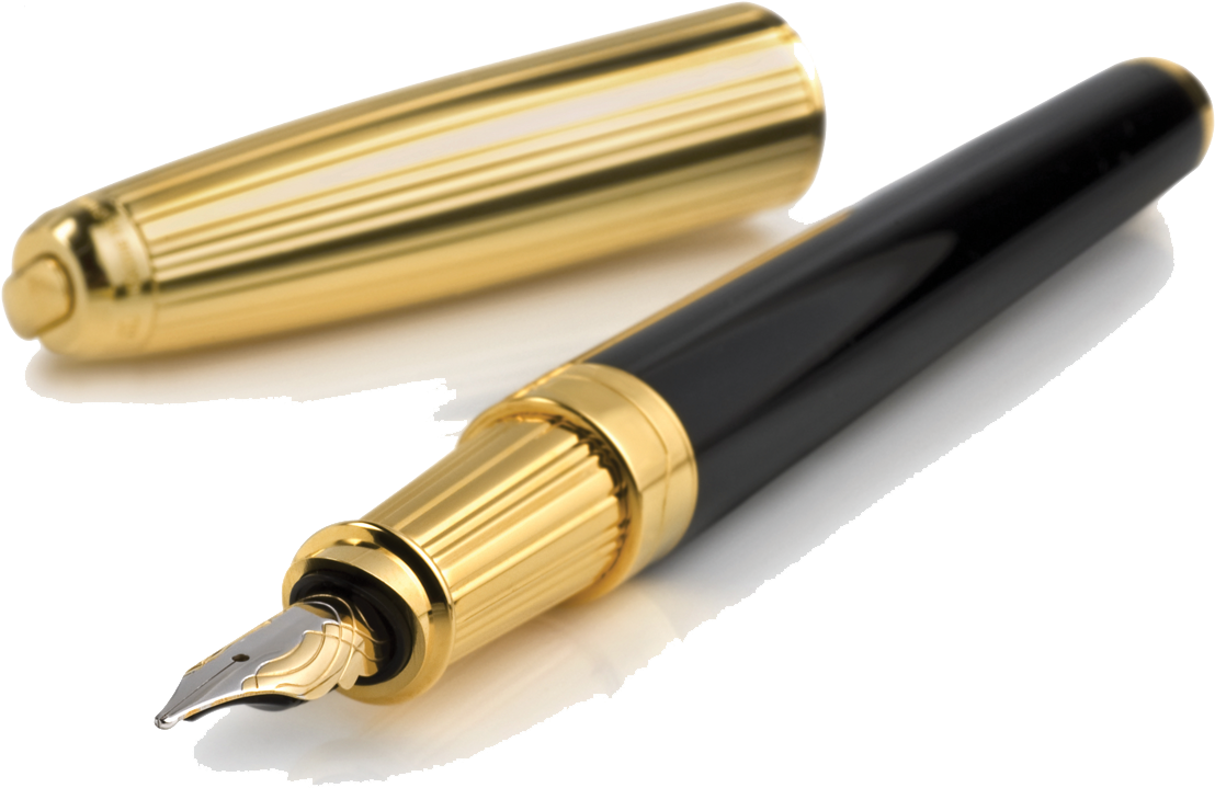 Fountain Pen Png Transparent Image - Clipart Pen Png (1504x1000)