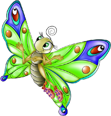 Butterfly Cartoon Imagesipartonline - Butterfly Cartoon (400x400)