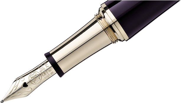 Fountain Pen Png Hd - Montblanc Muses Poudre Nude Fountain Pen (890x364)