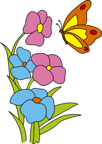 Magical Butterfly Coloring Pages - Colorful Butterfly Pictures For Kids (343x480)